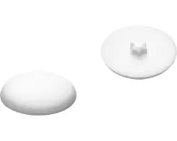 Abdeckkappen Gr. 15 für I-Stern, Eiche hell, Kunststoff, 200 St.