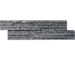 Hornbach Naturstein Verblendstein Quarzit Slimline 10,0x40,0 cm schwarz