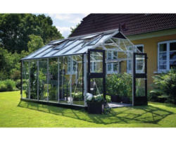 Gewächshaus JULIANA Premium 13 m² 3 mm Sicherheitsglas 296x439 cm Aluminium