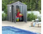 Hornbach Gartenhaus KETER Manor inkl. Fenster Fußboden Lüftung 175 x 145 cm