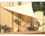 Hornbach Sonnensegel Dreieck weizen-beige 360x360x360 cm