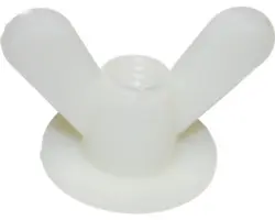 Flügelmutter Innengewinde 5 weiß 100 Stück