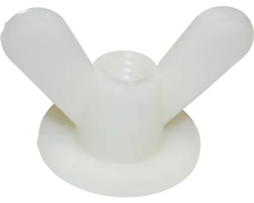 Flügelmutter Innengewinde 5 weiß 100 Stück