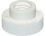 Hornbach Rändelmutter hoch Ø 6 mm Kunstsoff weiß, 50 Stück