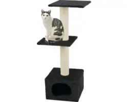 Kratzbaum Smaragd 35 x 35 x 103 cm, schwarz