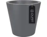 Hornbach Pflanztopf elho Pure straight round Kunststoff Ø 35 H 33,5 cm anthrazit
