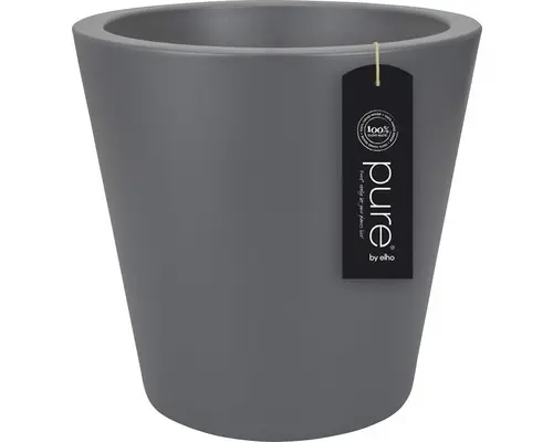Pflanztopf elho Pure straight round Kunststoff Ø 35 H 33,5 cm anthrazit
