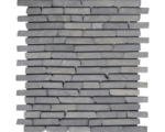 Hornbach Natursteinmosaik Marmor Slim Brick 30,0x30,0 cm grau matt