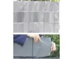 Hornbach Sichtschutzstreifen 16 m, silber