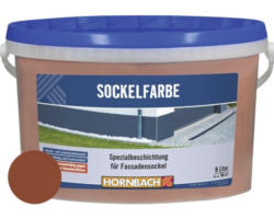 HORNBACH Sockelfarbe ziegelrot 5 l