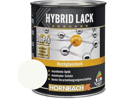 HORNBACH Buntlack Hybridlack Möbellack glänzend barytweiß 750 ml