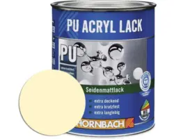 HORNBACH Buntlack PU Acryllack seidenmatt RAL 1015 hellelfenbein 375 ml