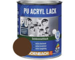 Hornbach HORNBACH Buntlack PU Acryllack seidenmatt RAL 8011 nußbraun 125 ml