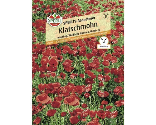 Klatschmohn 'Abendfeuer' Sperli Blumensamen