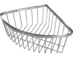 Eck-Duschkorb Edelstahl 1-Fach