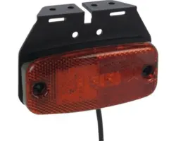 Seitenleuchte LED rot für Anhänger
