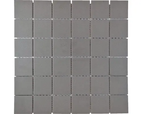Keramikmosaik 30,6x30,6 cm grau