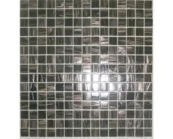 Glasmosaik 32,7x32,7 cm kupfer braun