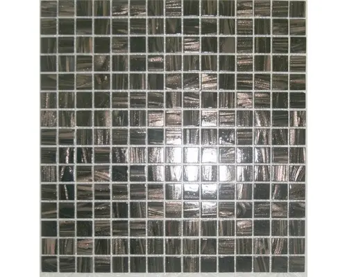 Glasmosaik 32,7x32,7 cm kupfer braun