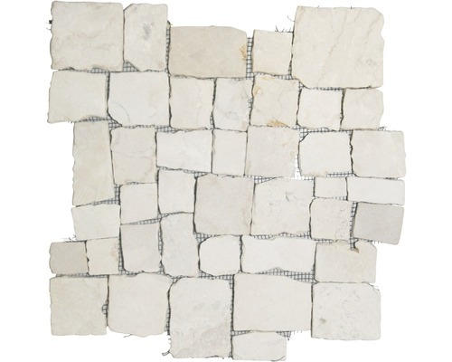 Natursteinmosaik Marmor Murcino 30,0x30,0 cm beige