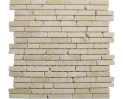 Natursteinmosaik Marmor 30,0x30,0 cm beige