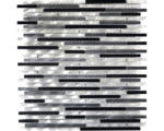 Hornbach Aluminiummosaik XAM A881 29,8x31,8 cm grau schwarz silber