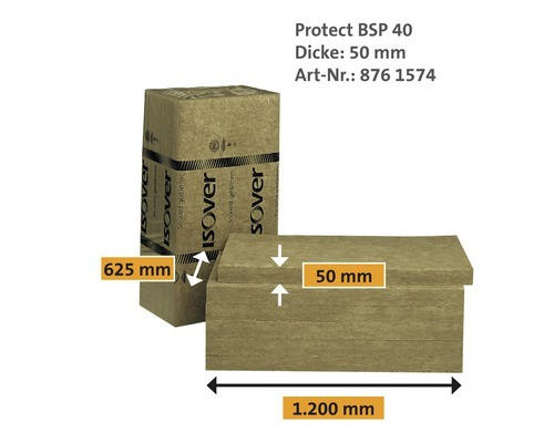 ISOVER Protect BSP 40 50 1200x625x50mm