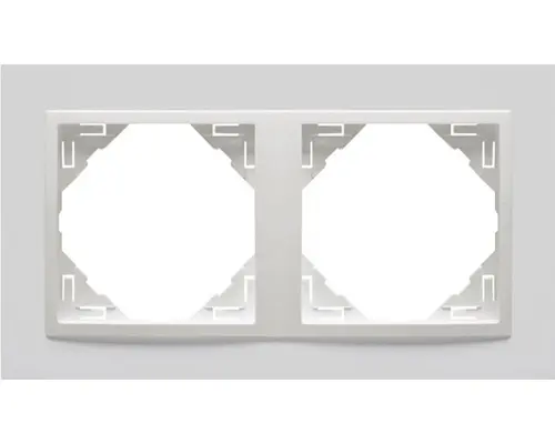 Rahmen 2-fach Logus Color-weiß