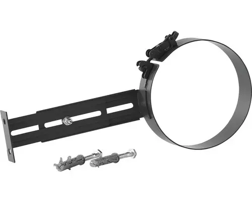 Rohrhalterung Bertrams Ø 180 mm senotherm lackiert schwarz