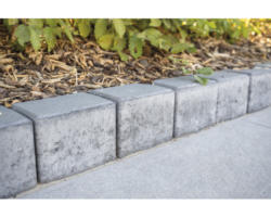 Rechteckpalisade iMount Corner grau 16,5 x 12 x 150 cm