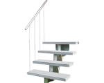 Hornbach Außentreppe Pertura Petros Stufen-Kit Nr.1 einfache Unterkonstruktion für 2 Stufen 80 cm (ohne Trittbrett und Geländer)