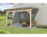 Hornbach Terrassenüberdachung SKAN HOLZ Ravenna 434x350 cm natur