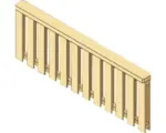 Hornbach Brüstung Deckelschalung SKAN HOLZ 220 x 84 cm, Douglasie, natur