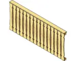 Hornbach Brüstung SKAN HOLZ 220 x 96 cm, natur