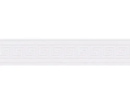 Selbstklebende PVC-Bordüre A.S. Creation Only Borders 8 Meander weiß 5 m x 13 cm