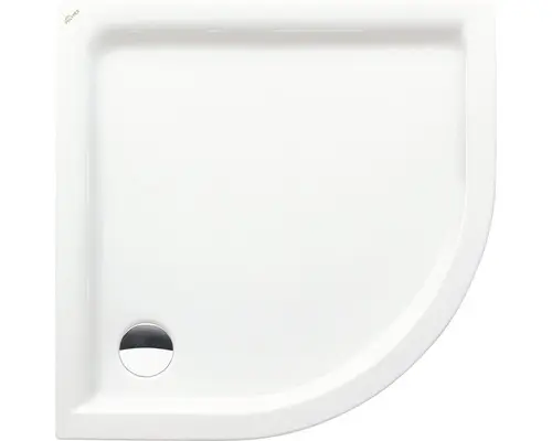 Viertelkreis-Duschwanne Polypex Lagune 90x90x6 cm weiß