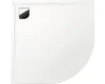 Hornbach Viertelkreis-Duschwanne Polypex Rondo 100x100x2 cm weiß