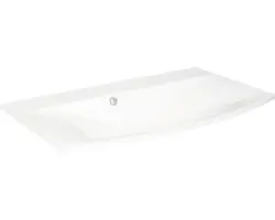 Möbelwaschtisch Fackelmann Lugano geschwungen 80,5x46 cm weiß