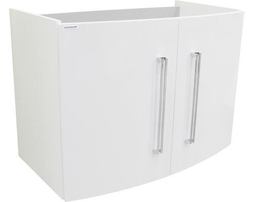 Waschbeckenunterschrank Fackelmann Lugano 57,5x79,5x45 cm ohne Waschbecken weiß