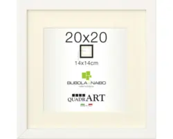 Bilderrahmen Holz Brooke weiß 20x20 cm