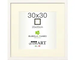 Bilderrahmen Holz Brooke weiß 30x30 cm