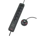 Hornbach Steckdosenleiste Brennenstuhl® Eco-Line Comfort Switch 6-fach anthrazit, 2 m