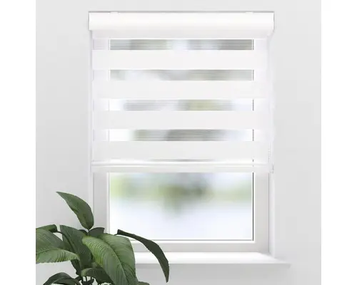 Soluna Doppelrollo D-R1 mit Kassette weiß 70x130 cm