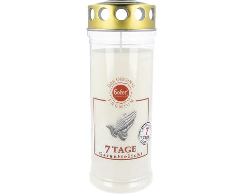 Grablicht Premium 7 Tage Garantielicht transparent