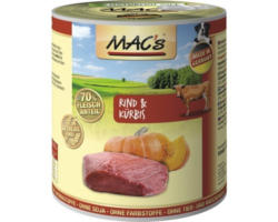 Hundefutter nass MAC's Rind und Reis 800 g