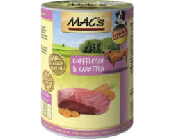 Hundefutter nass MAC's Kopffleisch 400 g