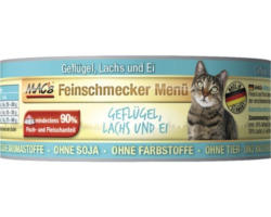 Katzenfutter nass MAC's Geflügel und Lachs 100 g