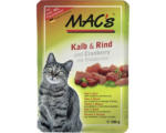 Hornbach Katzenfutter nass MAC's Pouch Pack Kalb und Rind 100 g
