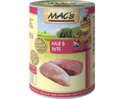 Katzenfutter nass MAC's Kalb und Pute 400 g