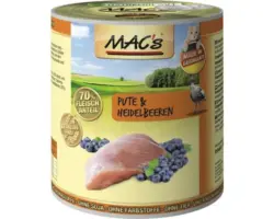 Katzenfutter nass MAC's Pute und Reis 800 g